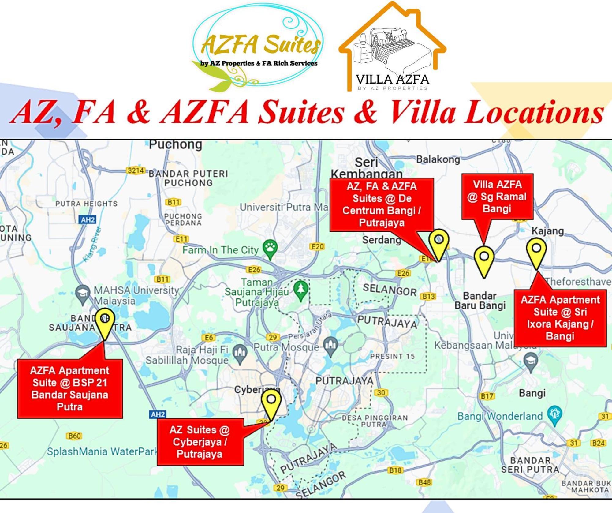 Azfa Duplex Suite At De Centrum Putrajaya Bangi Free Wifi Kajang Luaran gambar
